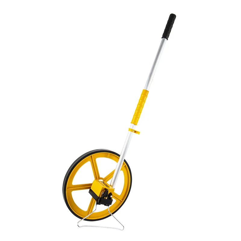 DINGBANG WS206 12-inch collapsible mechanical measuring wheel with extended aluminum handle