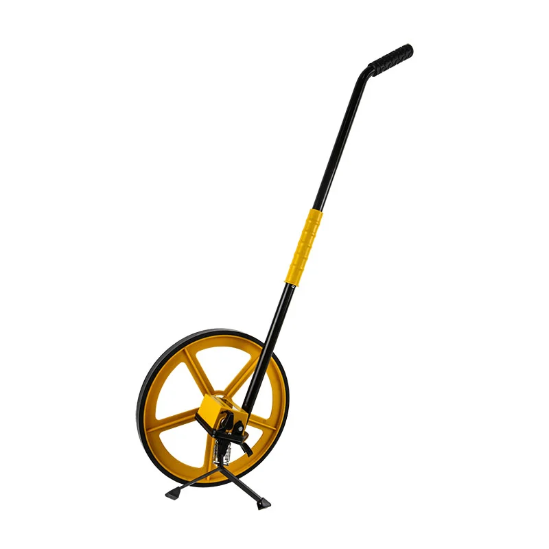 DINGBANG WS216 12-inch steel pipe mechanical measuring wheel with kickstand