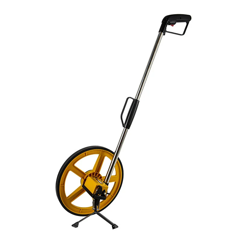 DINGBANG WS219-1 12-inch standard LED mechanical measuring wheel with steel kickstand